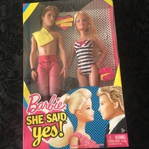 Barbie “she said YES “